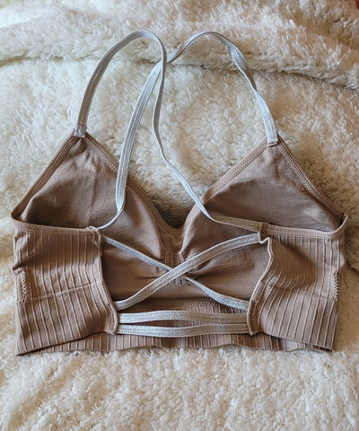 Top espalda tiras lurex