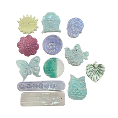 Porta sahumerio ceramica