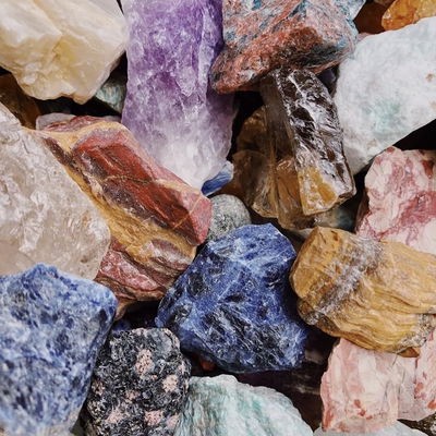 Cristales en bruto por 1 kg