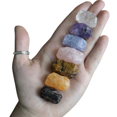 Kit 7 chakras en bruto 