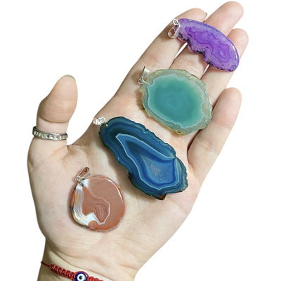 Dijes lajas de ágata