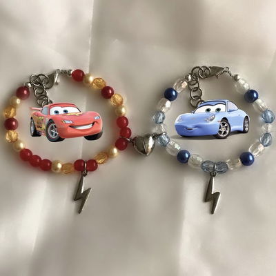 Pulseras Rayo McQueen y Sally