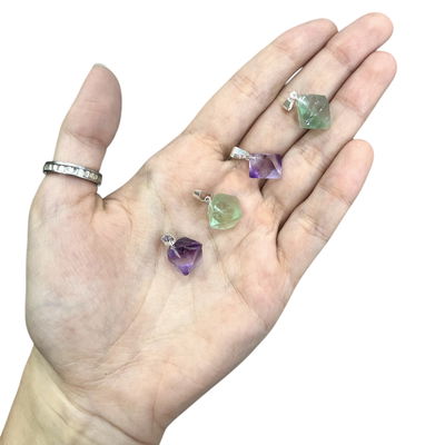 Dijes rombo Fluorita