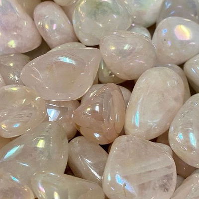 Cuarzo aura angel rolado 100 gr