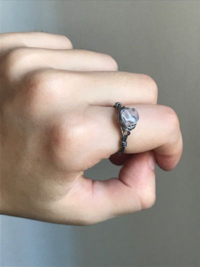 Anillo Cuarzo cristal 