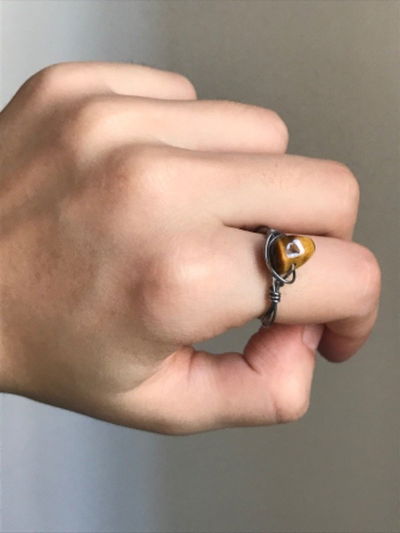 Anillo Ojo de tigre 