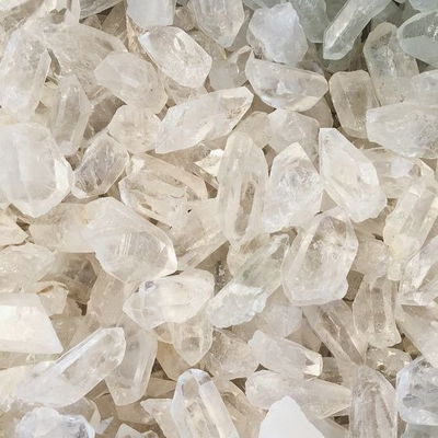 Punta de cuarzo cristal en bruto 100 gr