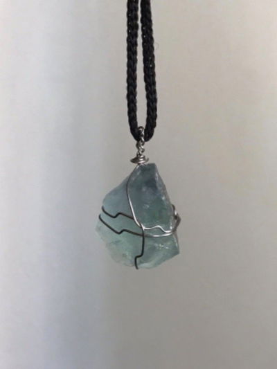 Collar Fluorita verde 