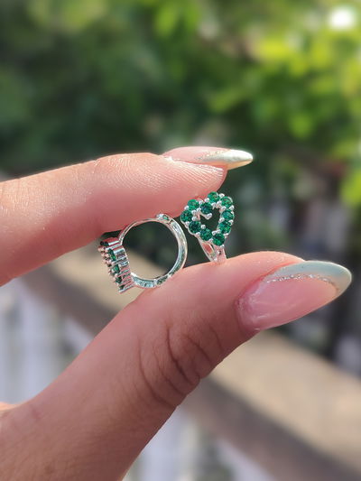 Argollitas Lili verde ab