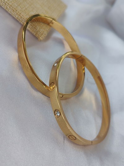 Esclava estilo Cartier gold