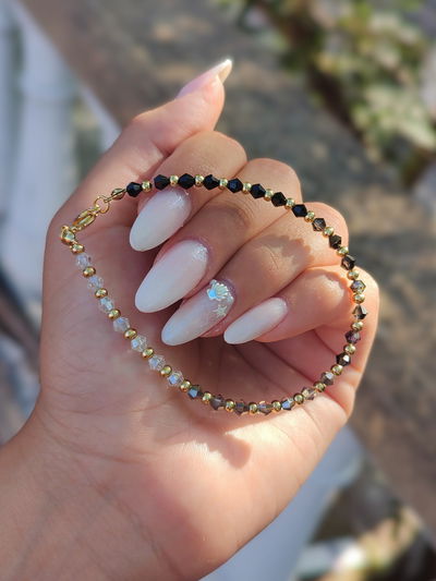 Pulsera cristales gold