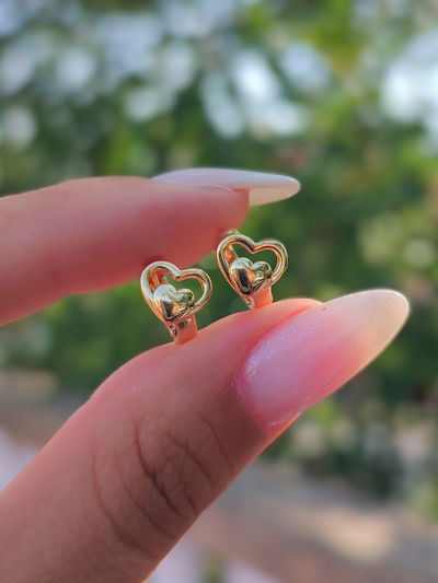Argollitas corazón 10mm