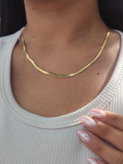 Collar gala dorado 45cm