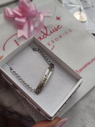 Pulsera de Identidad estrella calada 