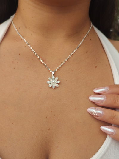 Collar Flor combinada 