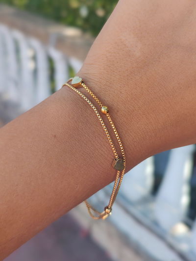Pulsera doble Simona gold  