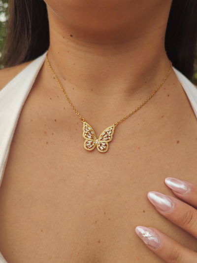 Collar mariposa gold 