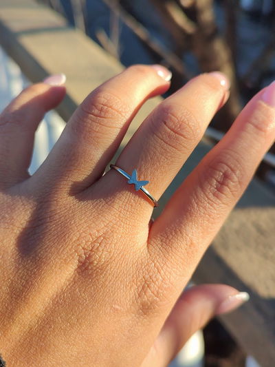 Anillo mariposita T 18