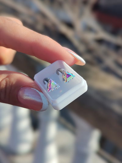 Abridores triangulo cubic tornasolado