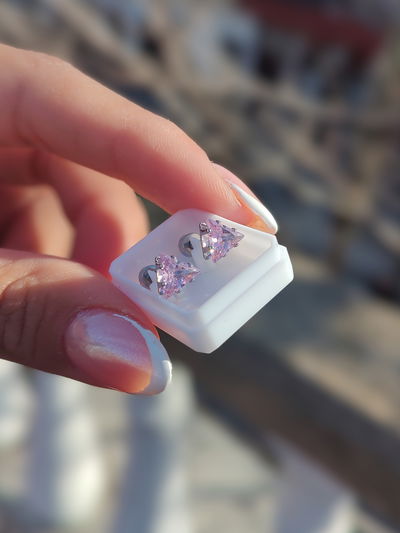 Abridores triangulo cubic rosa