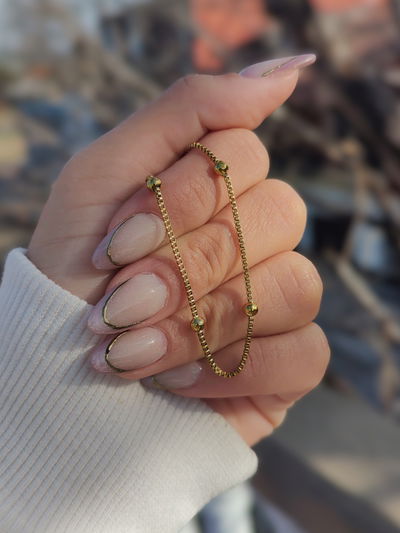 Pulsera Veneciana con bolitas