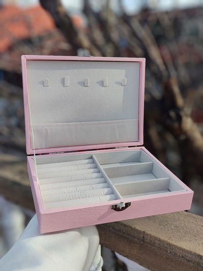 Alhajero cuadrado 20x15x5cm ROSA