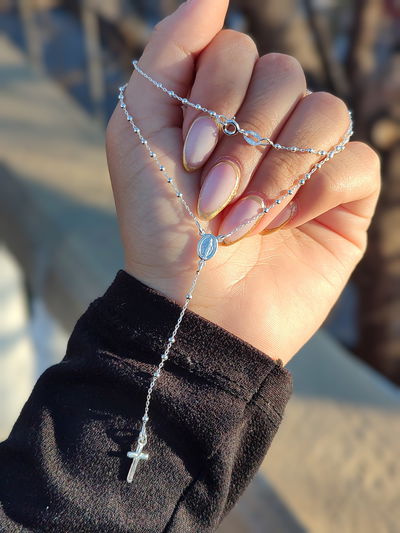 Rosario virgencita 40cm