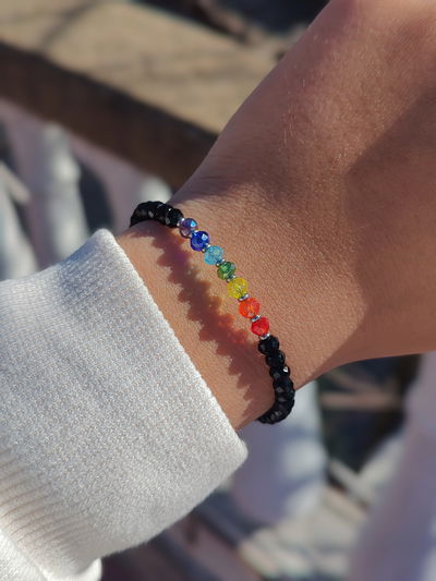 Pulsera cristales siete chakras