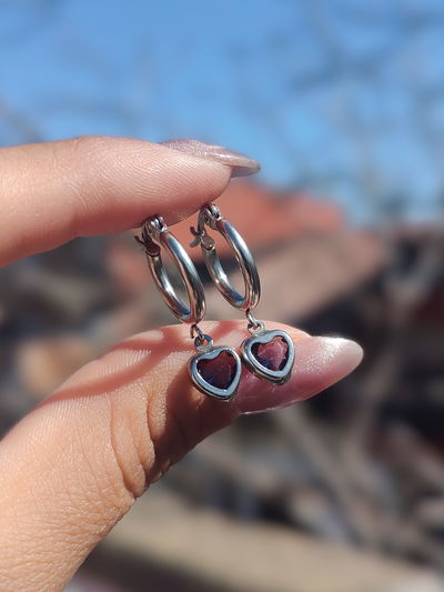 Argollas Bella violeta