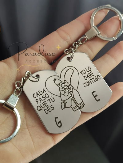 Llaveros para compartir personalizados