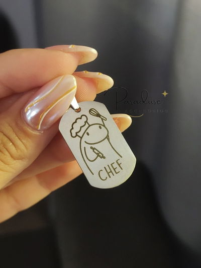 Collar dije chapa militar