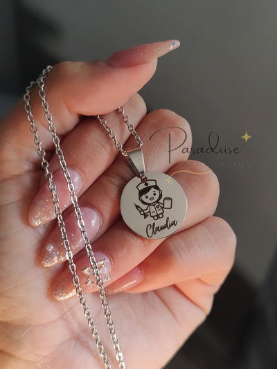 Collar dije circular