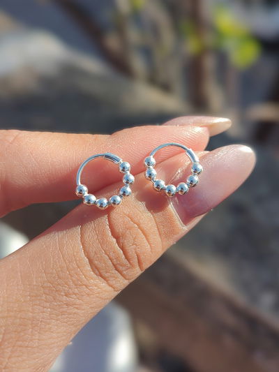 Argollitas Bolitas 10mm