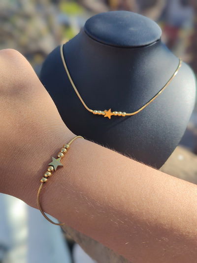 Conjunto Mia estrella (collar y pulsera)