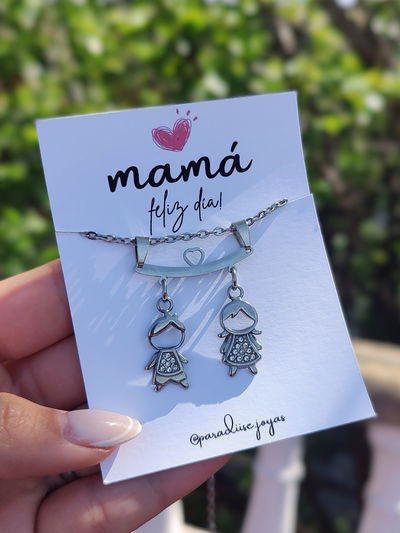 Collar perchita x2 hijitos (aclarar que dijes)