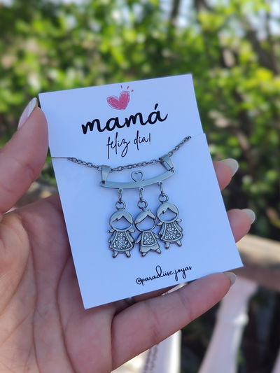 Collar perchita x3 hijitos (aclarar que dijes)