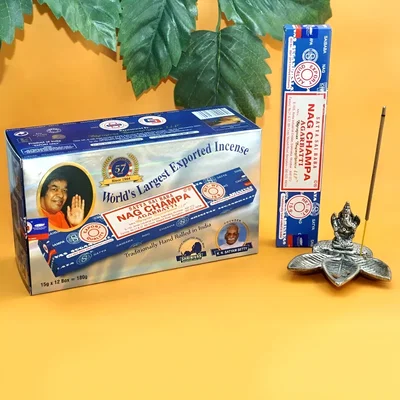 Caja X 12 Unidades sahumerios Satya Sai Baba - Nag Champa