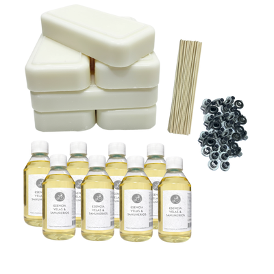 Kit 500 velas 50ml cera MPF48° NO NEC ENDURECEDOR