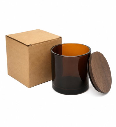 12 Vasos Ambar Whisky +Tapa encastrable +Caja Micro