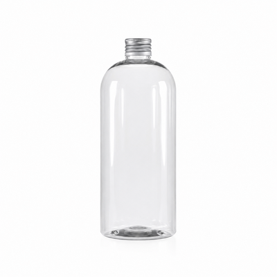 12 Envases 500ml Transparente PET c/tapa aluminio 