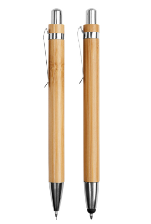 SET DE BOLIGRAFO Y LÁPIZ MECÁNICO DE BAMBÚ "NAGANO DUO"
