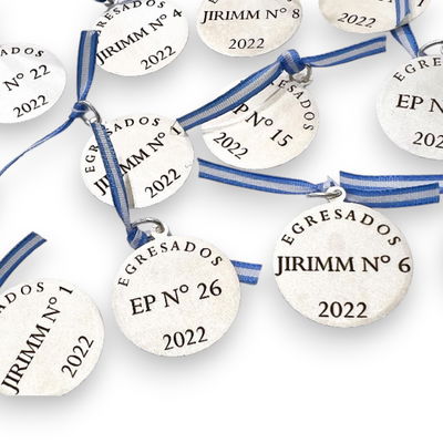 MEDALLAS ALPACA PLATEADA