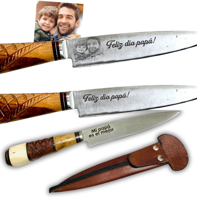CUCHILLO FOTOGRABADO COMBINADO AC 420 