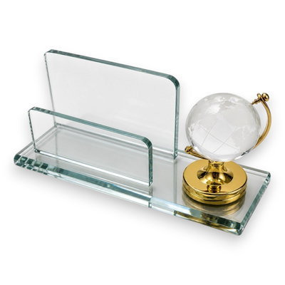 TARJETERO CRISTAL MUNDO