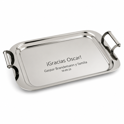 BANDEJA ACERO RECTANGULAR