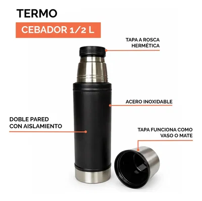 TERMO ACERO 500 ML SIMIL STANLEY