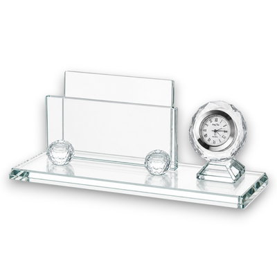 TARJETERO CRISTAL DOBLE