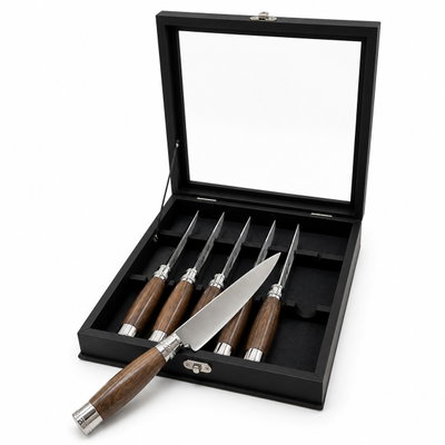 SET 6 CUCHILLOS CON CAJA PREMIUM