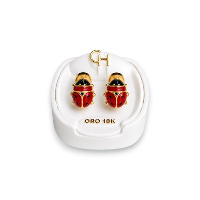 Aros Abridores 18K Tick Enchapado Bebe CH 762 Grande