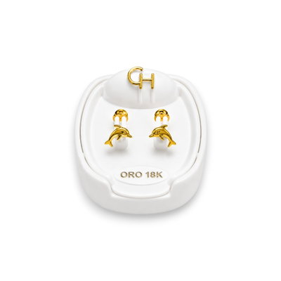 Aros Abridores 18K Tick Enchapado Bebe CH 753